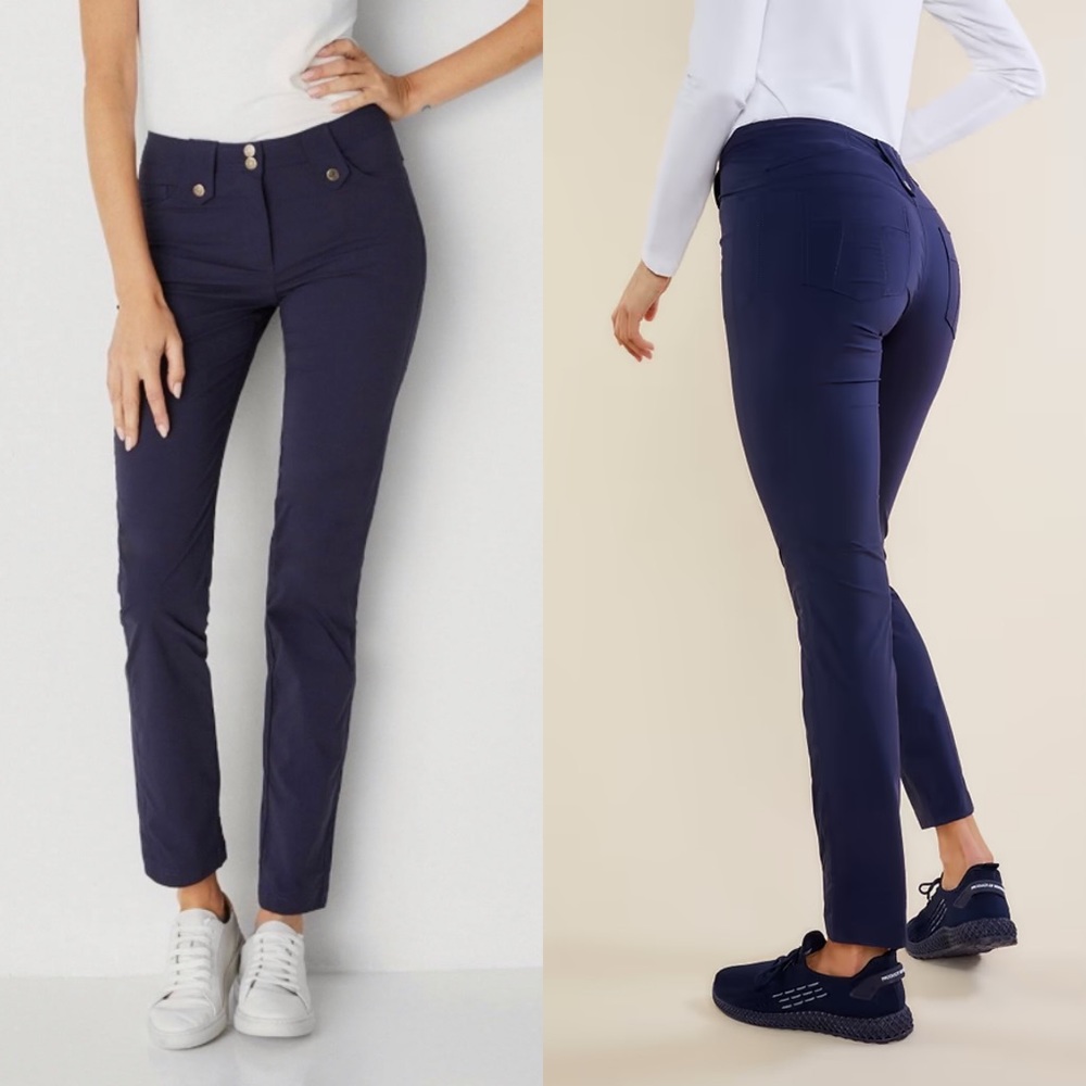 Anatomie Skyler Travel Pant in Navy Blue Size Small